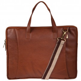 LEATHER LAPTOP BAG NDLB102-TN